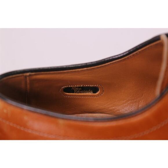 Allen Edmonds Hillcrest Honey Brown Bicycle Toe Oxford Dress Shoes US 8.5 D - Picture 12 of 12